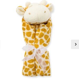 Angel Dear Giraffe Sleeping Lovey Security Blanket Spots Plush Square Blankie